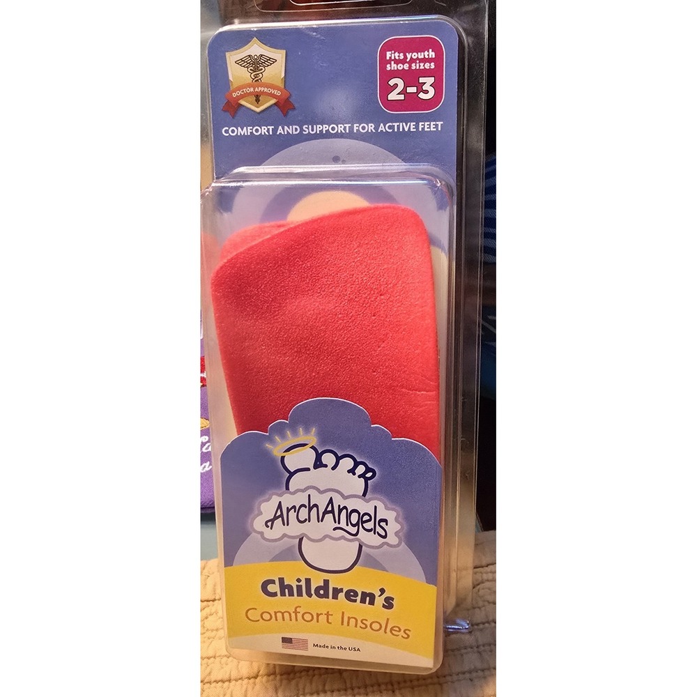 Arch Angel's Children's Comfort INSOLES Shoe Size 2-3